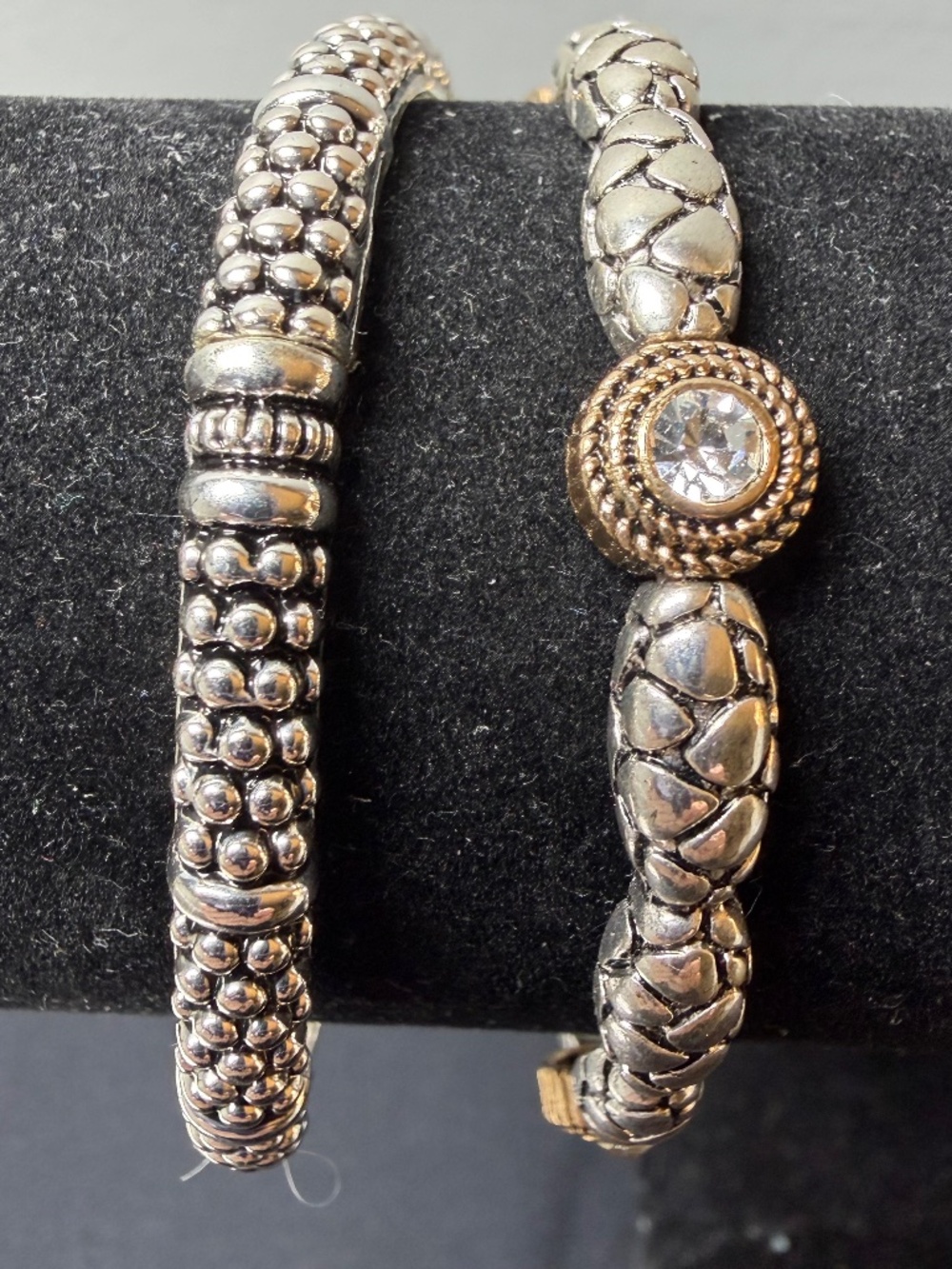 NWT - Two Silver Elastic Bracelets